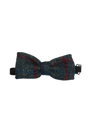 Harris Tweed Bow Tie - Grey w/RedBlueOC