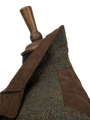 Harris Tweed Boyd Field Coat - Forest Green Herringbone