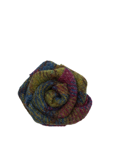 Harris Tweed Brooch - Rose A0195 (TT)