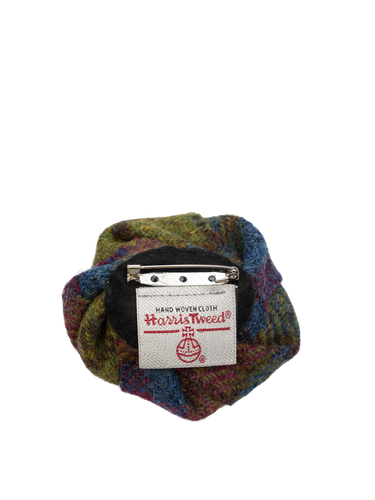 Harris Tweed Brooch - Rose A0195 (TT)