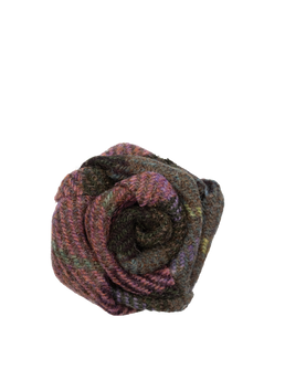 Harris Tweed Brooch - Rose A0254 (TT)