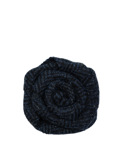 Harris Tweed Brooch - Rose HB104 (TT)