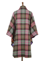 Harris Tweed Ladies Buttoned Long Cape A0254