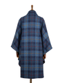 Harris Tweed Ladies Buttoned Long Cape - A075