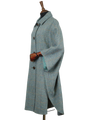 Harris Tweed Ladies Buttoned Long Cape Opal HB132