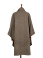 Harris Tweed Ladies Buttoned Long Cape - HB40
