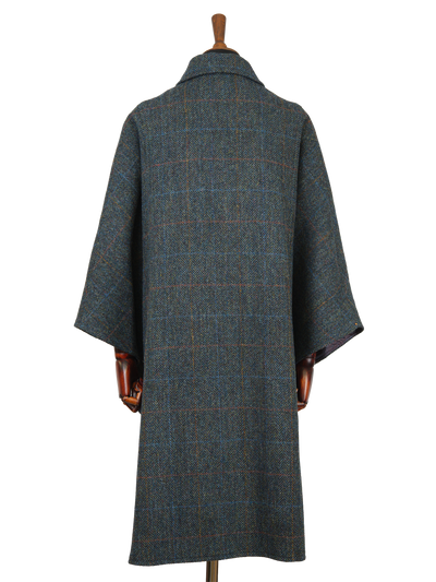 Harris Tweed Ladies Buttoned Long Cape HB80