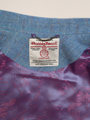 Harris Tweed Ladies Buttoned Long Cape - Sky Windowpane