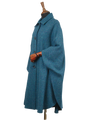 Harris Tweed Ladies Buttoned Long Cape Teal