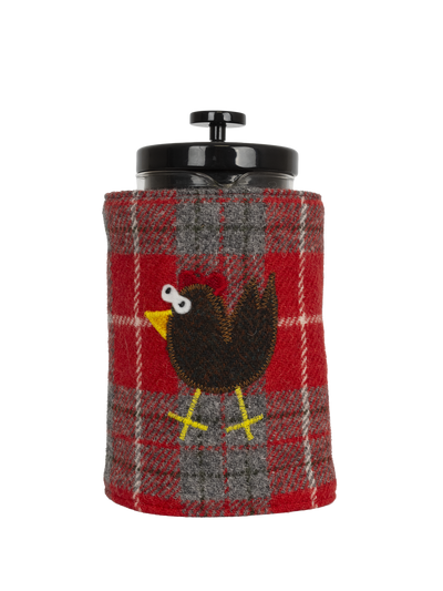 Harris Tweed Cafetiere Cosy - A0101 (Hen Left)