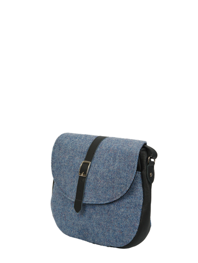 Harris Tweed Catriona Bag - 228 (Black Leather)