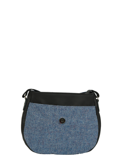 Harris Tweed Catriona Bag - 228 (Black Leather)