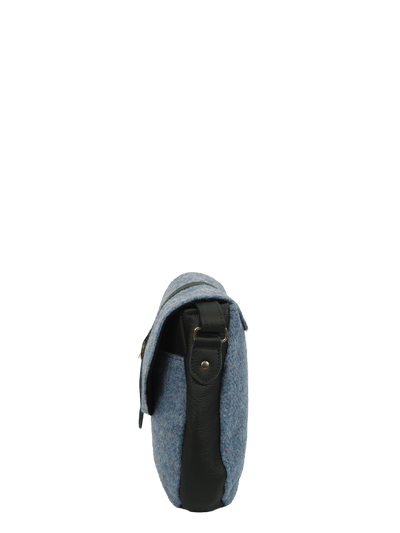 Harris Tweed Catriona Bag - 228 (Black Leather)