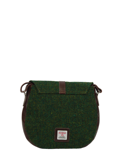 Harris Tweed Catriona Bag - 352 (Brown Leather)