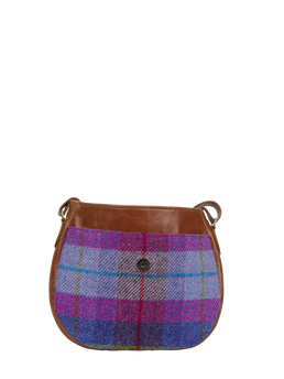 Harris Tweed Catriona Bag A0114 (Tan Leather)