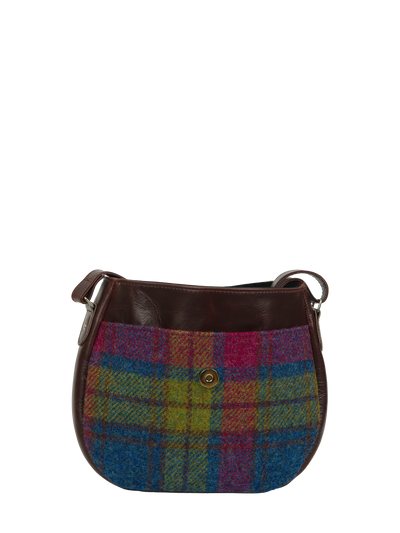 Harris Tweed Catriona Bag - A0195 (Brown Leather)
