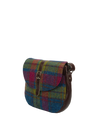 Harris Tweed Catriona Bag - A0195 (Brown Leather)