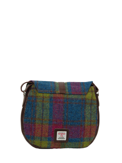 Harris Tweed Catriona Bag - A0195 (Brown Leather)