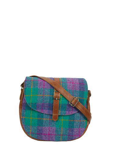 Harris Tweed Catriona Bag - A0222 (Tan Leather)