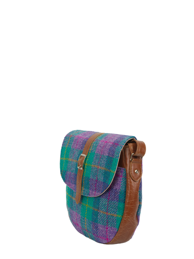 Harris Tweed Catriona Bag - A0222 (Tan Leather)