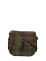 Harris Tweed Catriona Bag - A086 (Brown Leather)