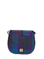 Harris Tweed Catriona Bag A089 (Black Leather)