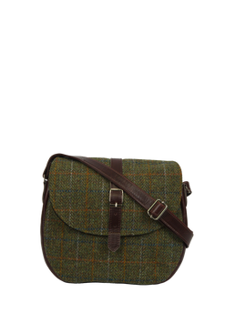 Harris Tweed Catriona Bag HB103 (Brown Leather)