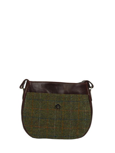 Harris Tweed Catriona Bag - HB103 (Brown Leather)