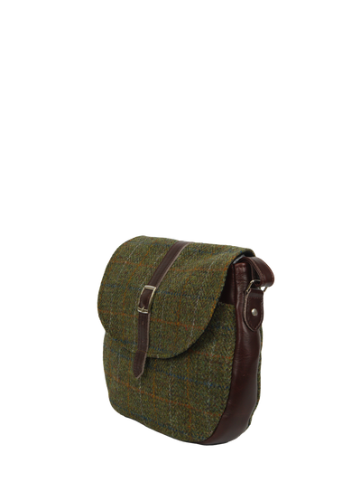 Harris Tweed Catriona Bag - HB103 (Brown Leather)