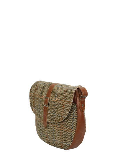 Harris Tweed Catriona Bag HB133 (Tan Leather)