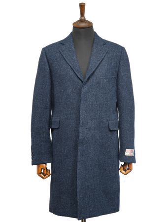 Harris Tweed Chelsea Coat Navy Herringbone – Harris Tweed Isle of Harris Tweed Chelsea Coat Navy Herringbone – Harris Tweed Isle of