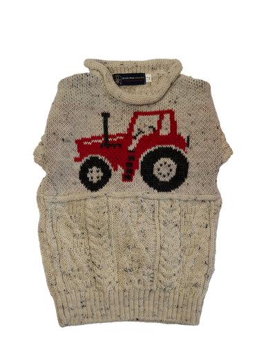 Childrens Crew Neck Jumper - Tractor (Speckle)