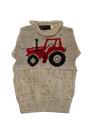 Childrens Crew Neck Jumper - Tractor (Speckle)