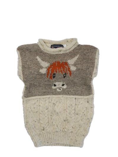 Childrens Jumper Highland Cow Scene