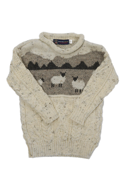 Childrens Jumper Sheep Scene
