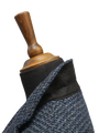 Harris Tweed Christine Coat Navy Mix Basket Weave