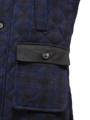 Harris Tweed Chuck Country Gilet Navy Block Check