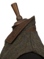 Harris Tweed Chuck Country Gilet - Forest Green Herringbone