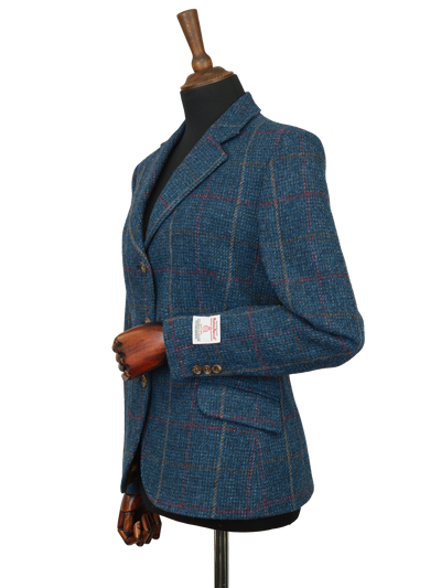 Harris Tweed Claire Jacket - Blue Check