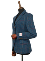 Harris Tweed Claire Jacket - Blue Check
