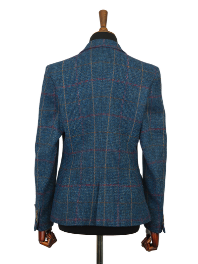 Harris Tweed Claire Jacket - Blue Check