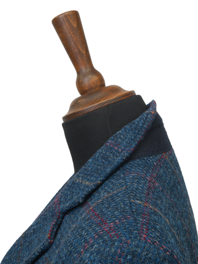 Harris Tweed Claire Jacket - Blue Check