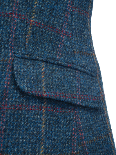 Harris Tweed Claire Jacket - Blue Check