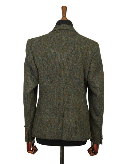Harris Tweed Claire Jacket - Forest Green Herringbone