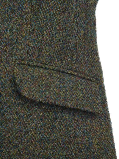 Harris Tweed Claire Jacket - Forest Green Herringbone