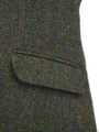 Harris Tweed Claire Jacket - Forest Green Herringbone