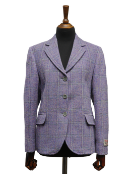 Harris Tweed Claire Jacket Lilac Check