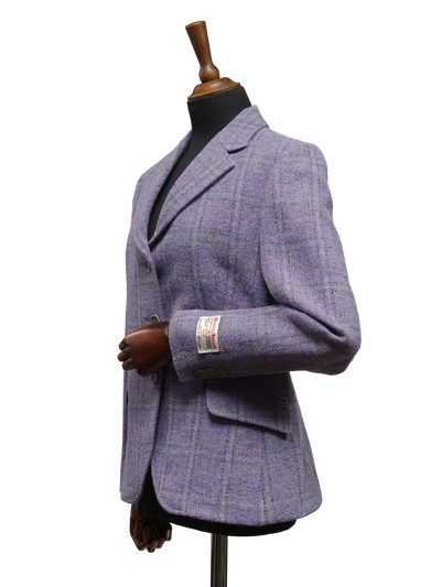Harris Tweed Claire Jacket Lilac Check