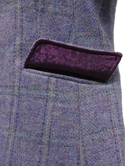 Harris Tweed Claire Jacket Lilac Check