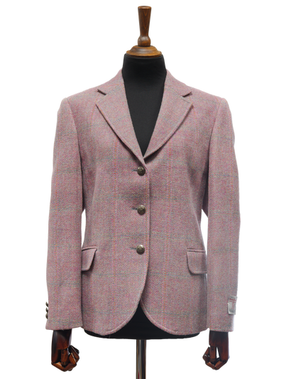 Harris Tweed Claire Jacket Pink Check